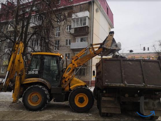 Услуги экскаватора, погрузчика, самосвала. Песок, щеб в Йошкар-Оле